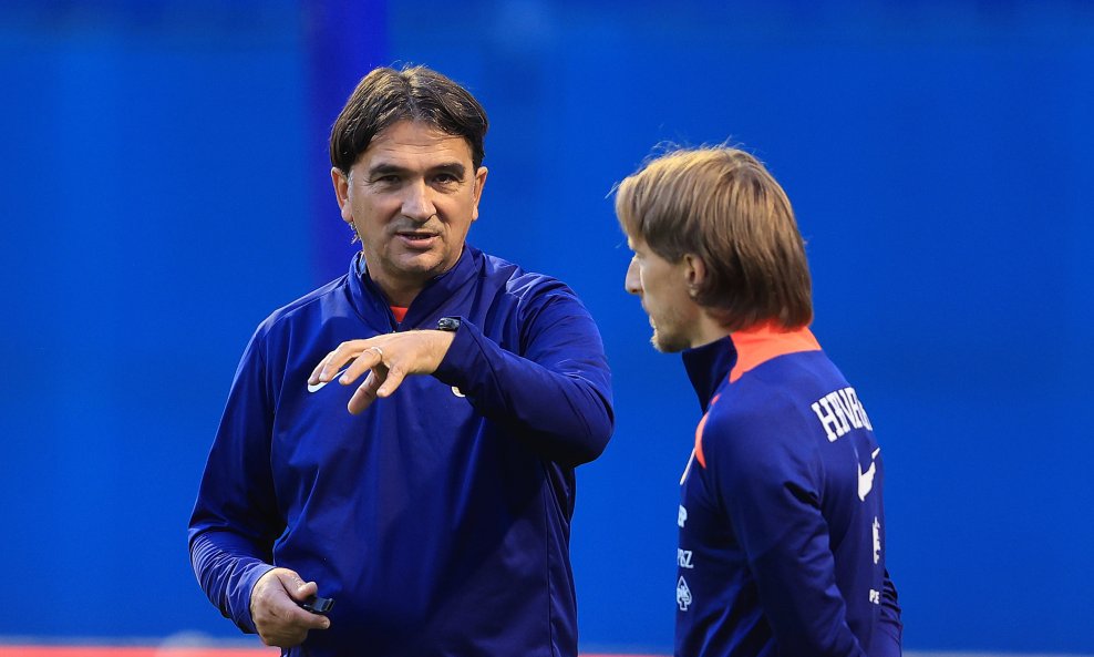 Zlatko Dalić i Luka Modrić