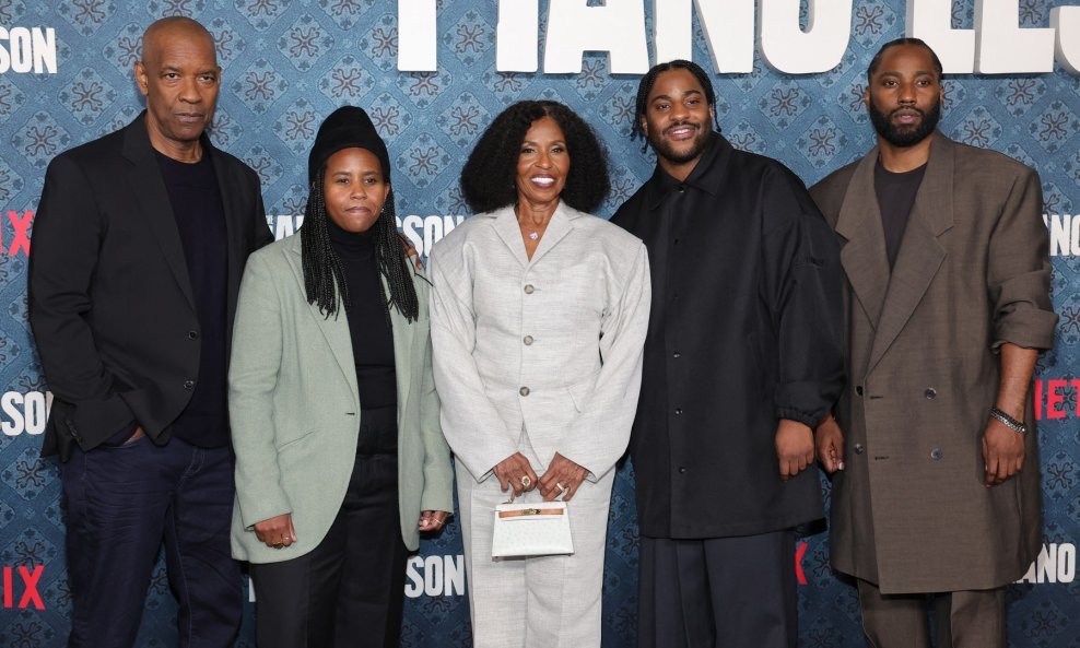 Denzel Washington, Katia Washington, Pauletta Washington, Malcolm Washington, John David Washington