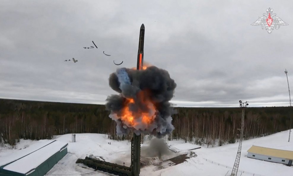 Probno ispaljivanje ruske ICBM rakete