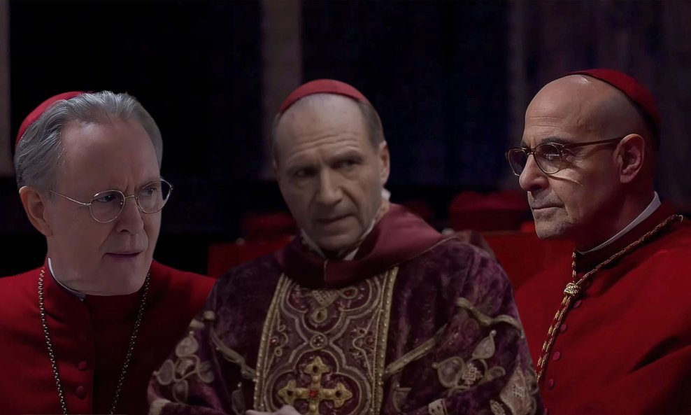 John Lithgow, Ralph Fiennes i Stanley Tucci u filmu 'Conclave'