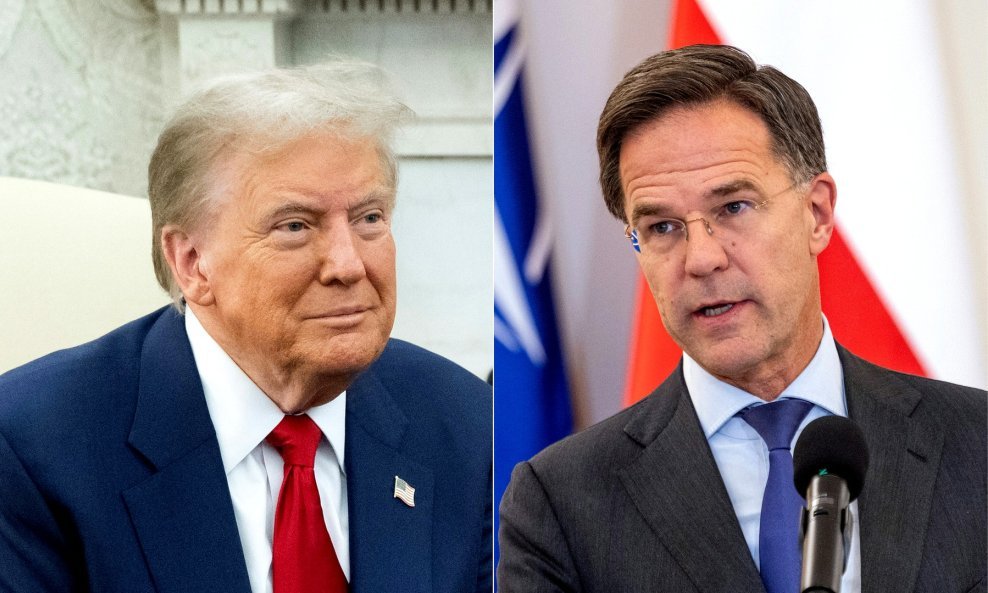 Donald Trump i Mark Rutte