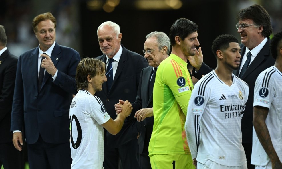 Florentino Perez i Luka Modrić