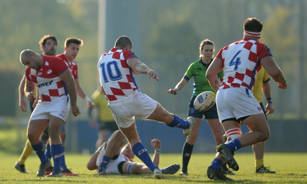 Detalj s utakmice Hrvatska - Švedska