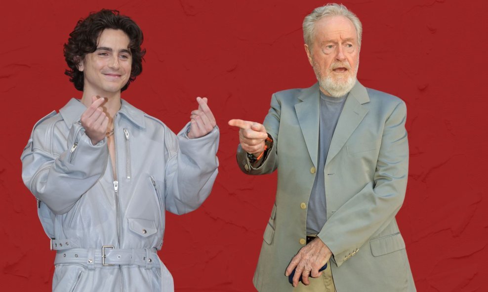 Timothée Chalamet, Ridley Scott