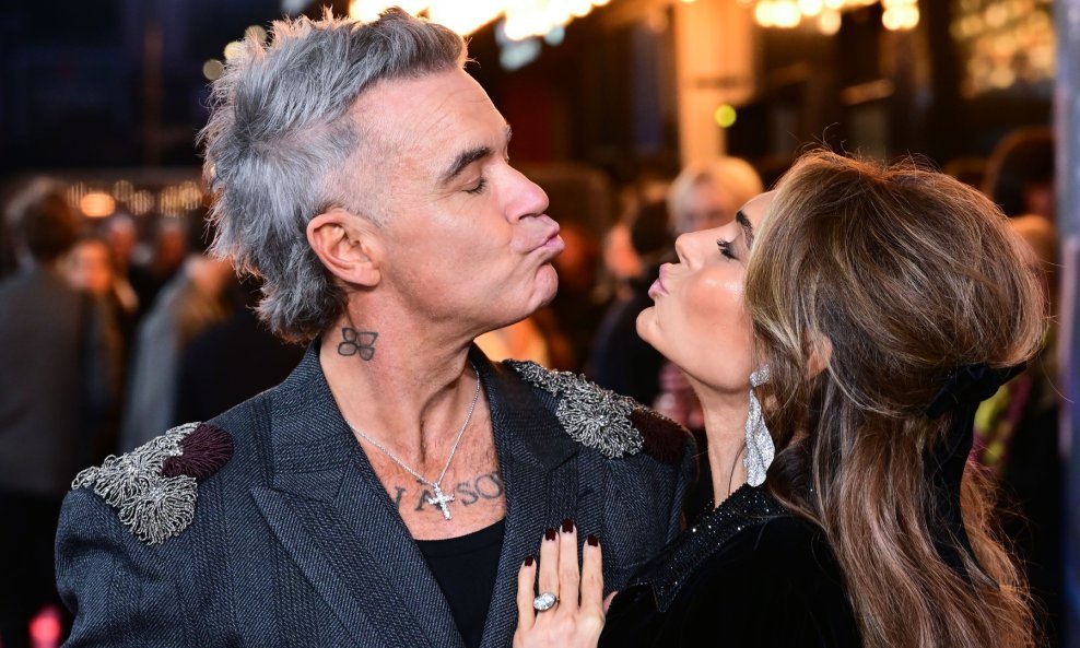 Robbie Williams i Ayda Field