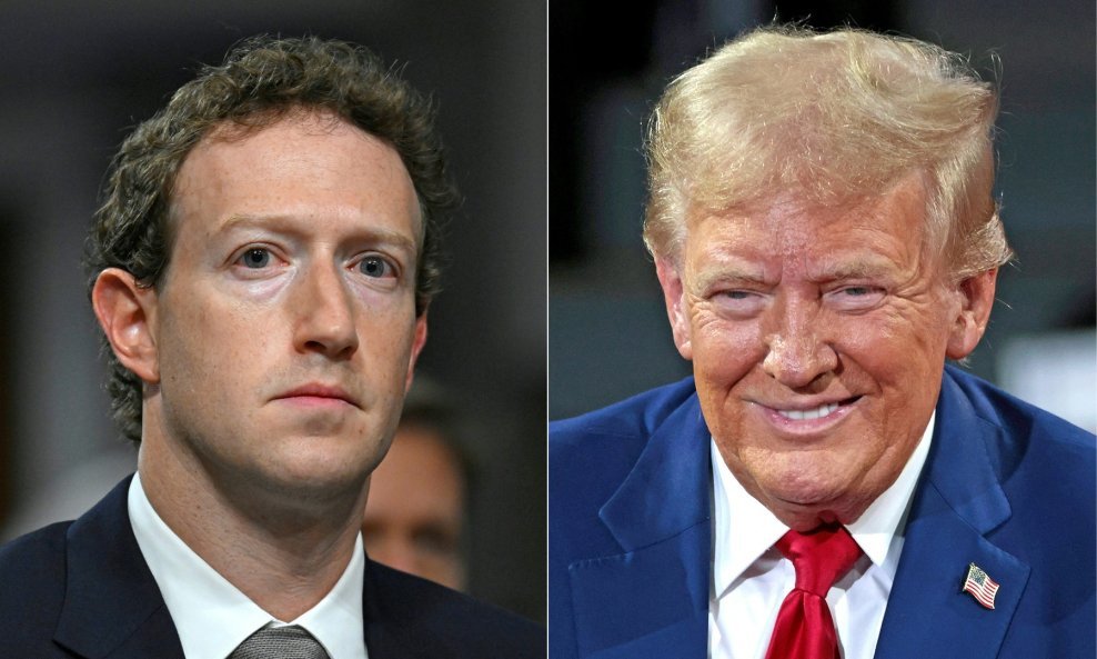 Mark Zuckerberg i Donald Trump