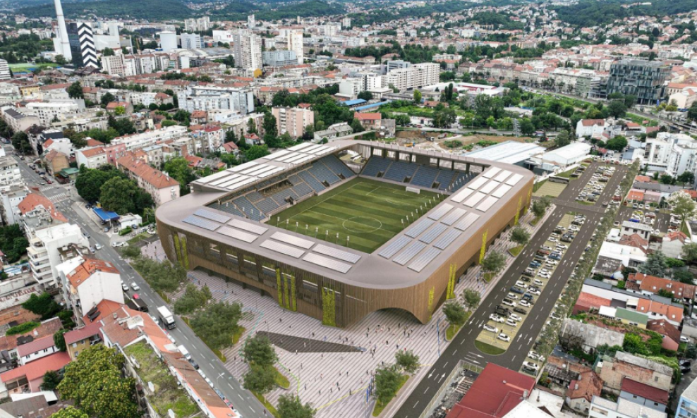 Projekt novog stadiona u Kranjčevićevoj