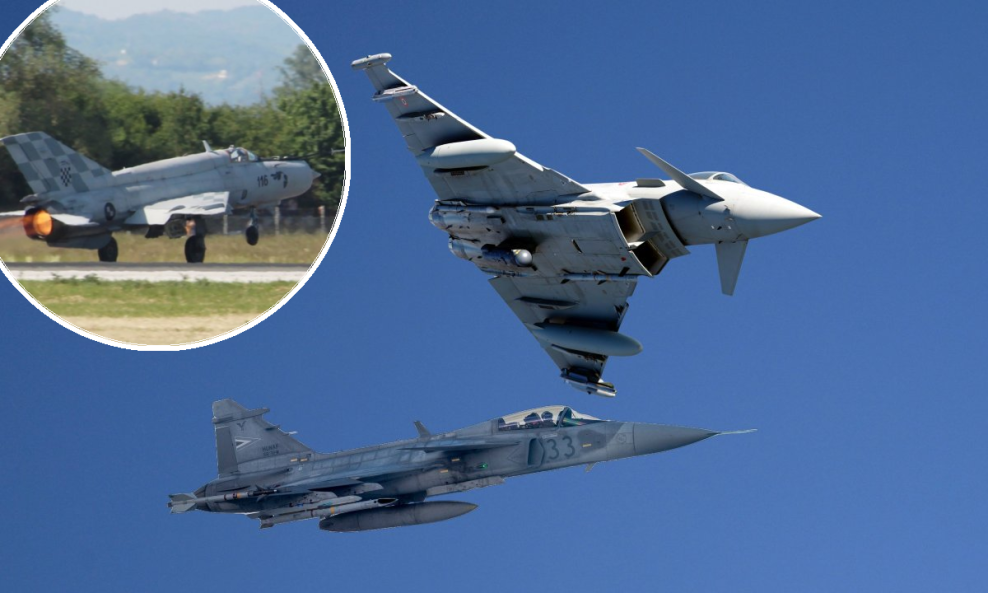 MiG-21, Eurofighter, Gripen