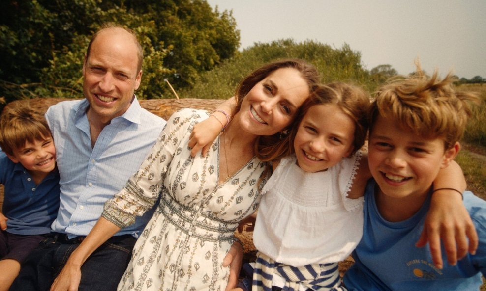 Princ William, Kate Middleton, prinčevi George i Louis, princeza Charlotte