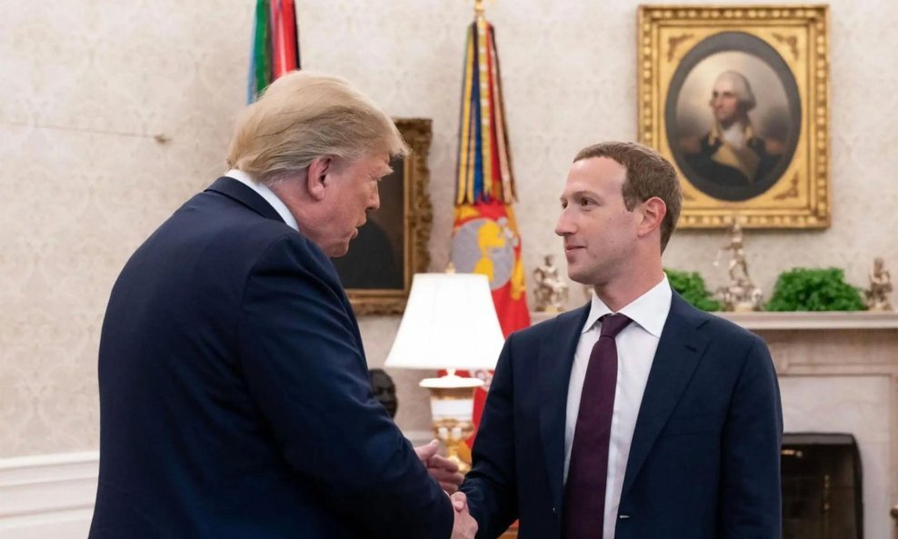 Donald Trump i Mark Zuckerberg