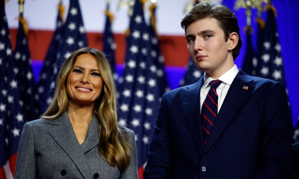 Melania i Barron Trump