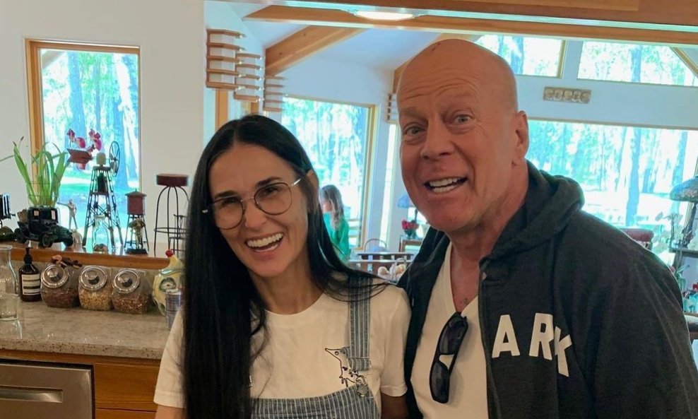 Demi Moore i Bruce Willis