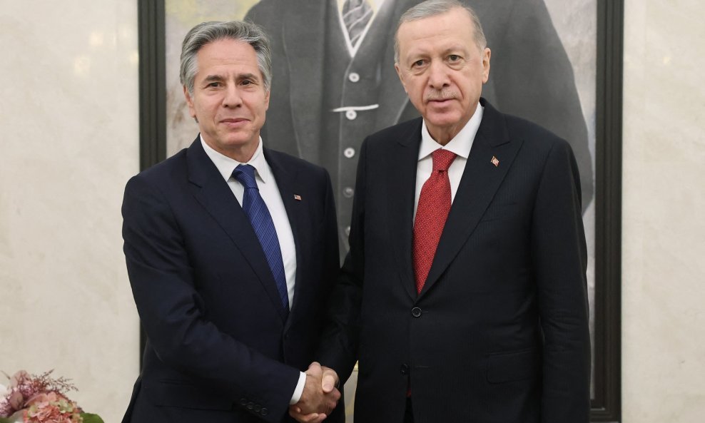 Antony Blinken i Recep Tayyip Erdogan