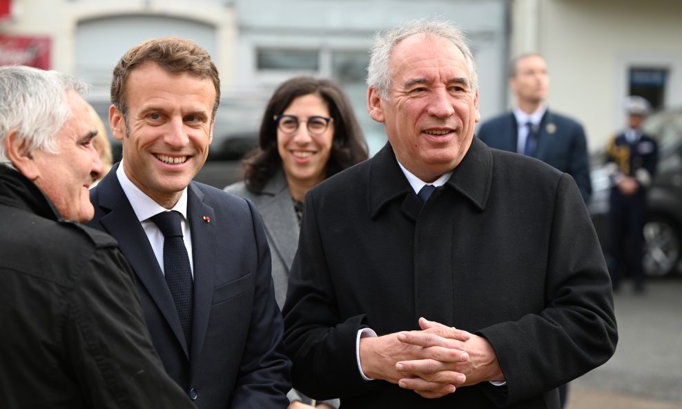 Emmanuel Macron i Francois Bayrou