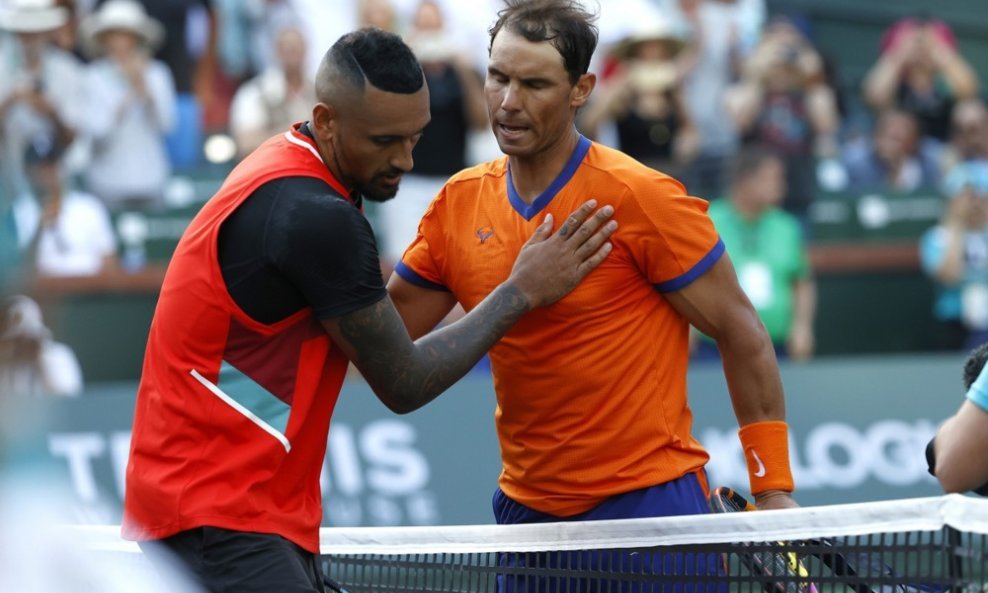 Nick Kyrgios Rafa Nadal