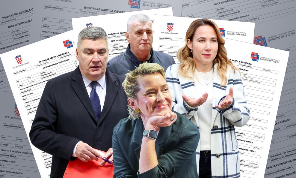 Predsjednički kandidati Zoran Milanović, Miro Bulj, Ivana Kekin, Marija Selak Raspudić