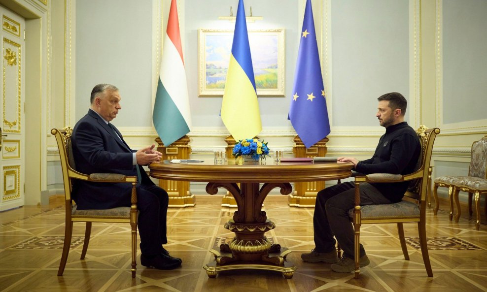 Viktor Orban i Volodimir Zelenski