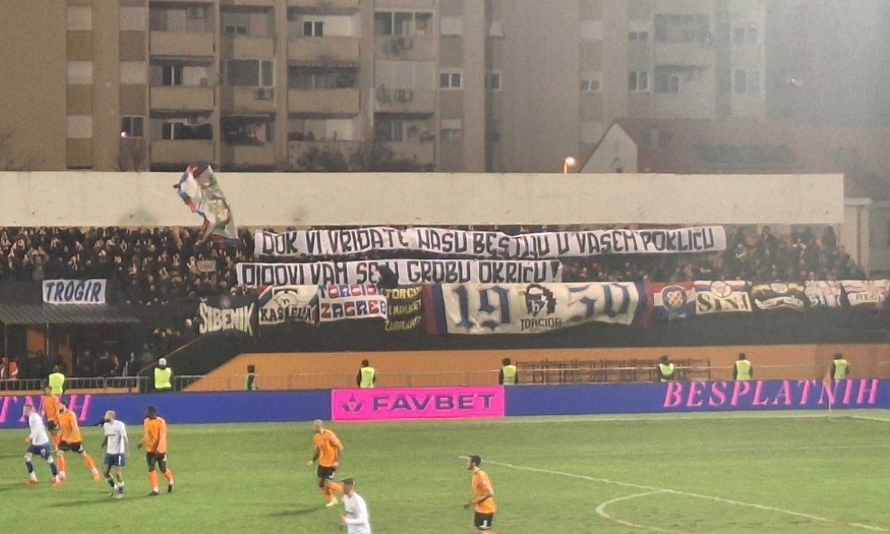 Torcida na Šubićevcu