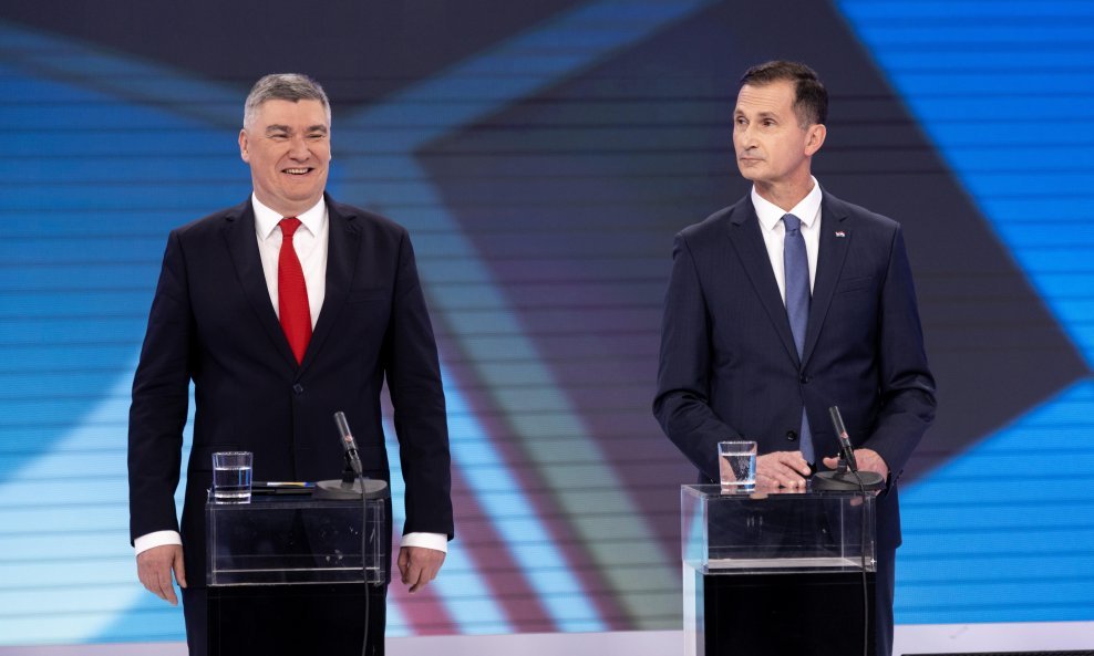 Zoran Milanović i Dragan Primorac tijekom sučeljavanja