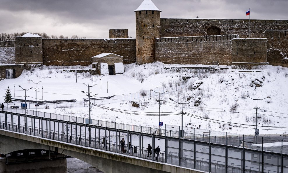 Granični prijelaz Narva između Estonije i Rusije