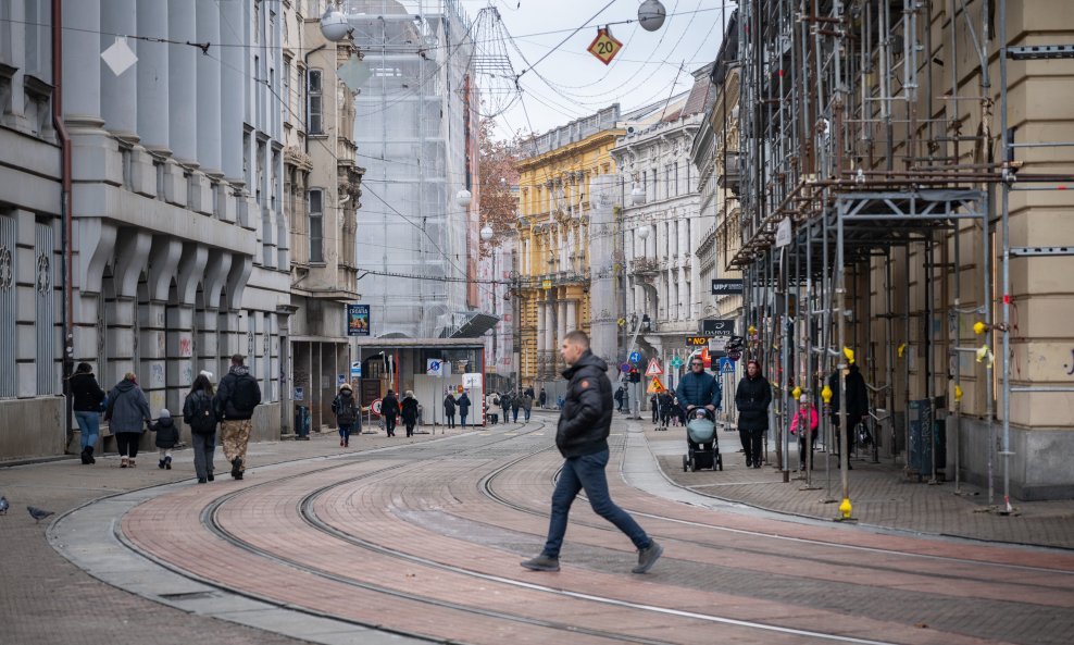 Građani u Zagrebu (ilustracija)