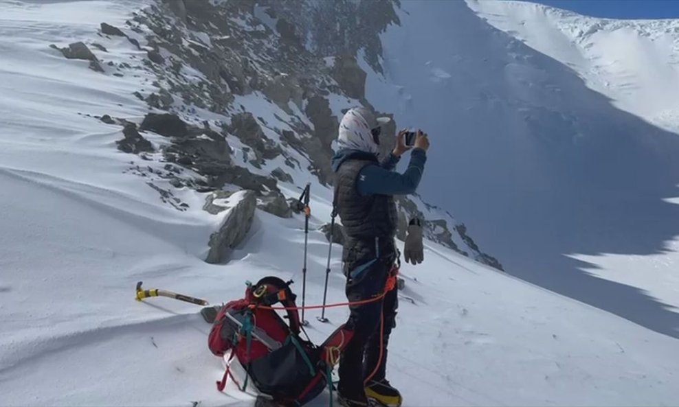 Ante Kotromanović na Mount Vinsonu