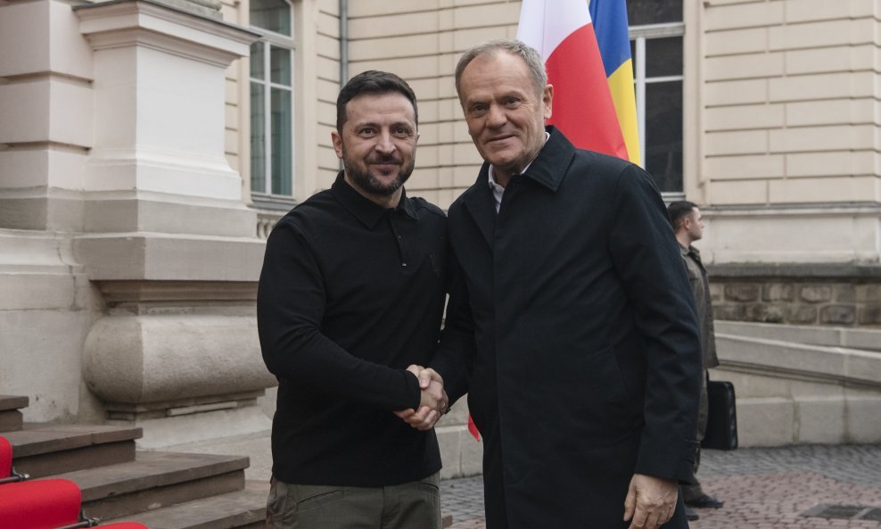 Volodimir Zelenski i Donald Tusk