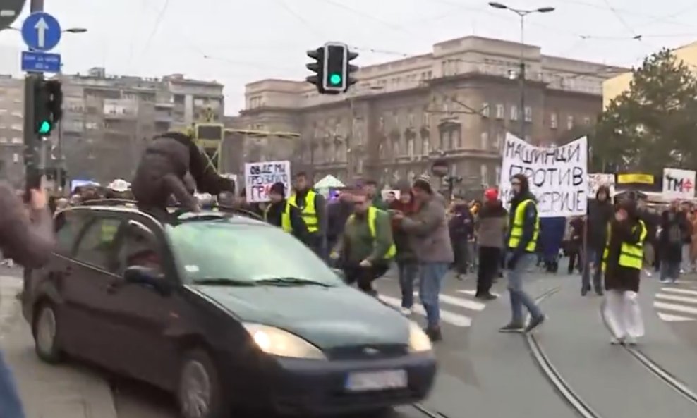 Snimka trenutka u kojemu je studentica pregažena