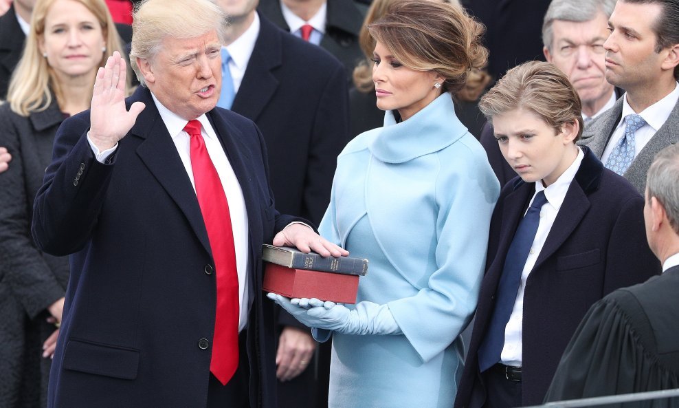 Donald Trump na prvoj inauguraciji