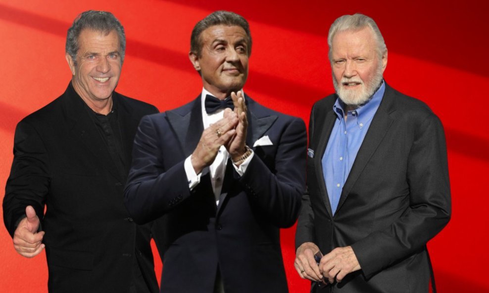 Mel Gibson, Sylvester Stallone i Jon Voight