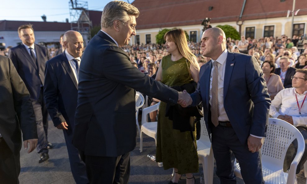 Andrej Plenković i Josip Dabro