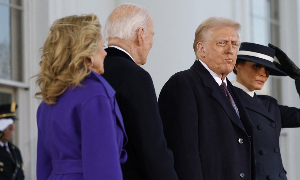 Jill i Joe Biden u društvu Donalda i Melanije Trump