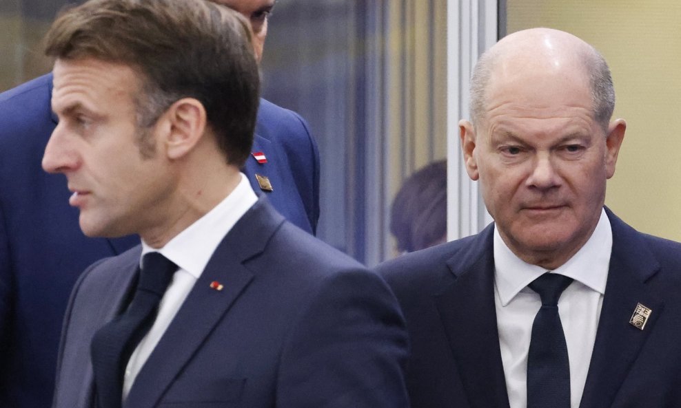 Emmanuel Macron, Olaf Scholz