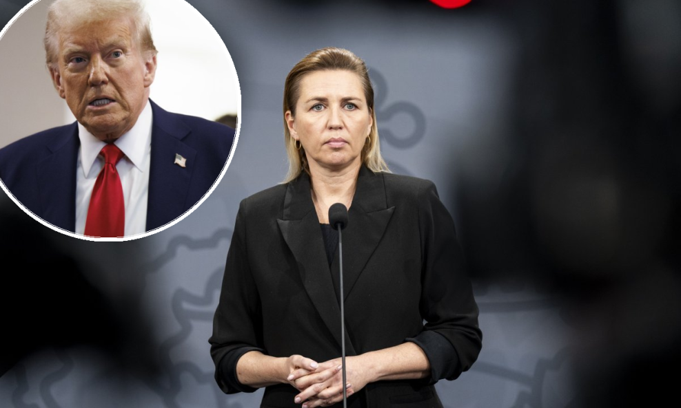 Mette Frederiksen, Donald Trump