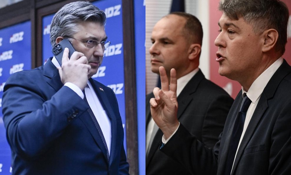 Andrej Plenković, Siniša Hajdaš Dončić i Boris Lalovac