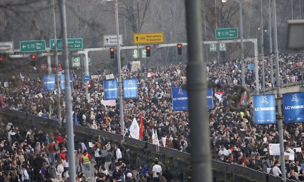 Studentska blokada u Beogradu