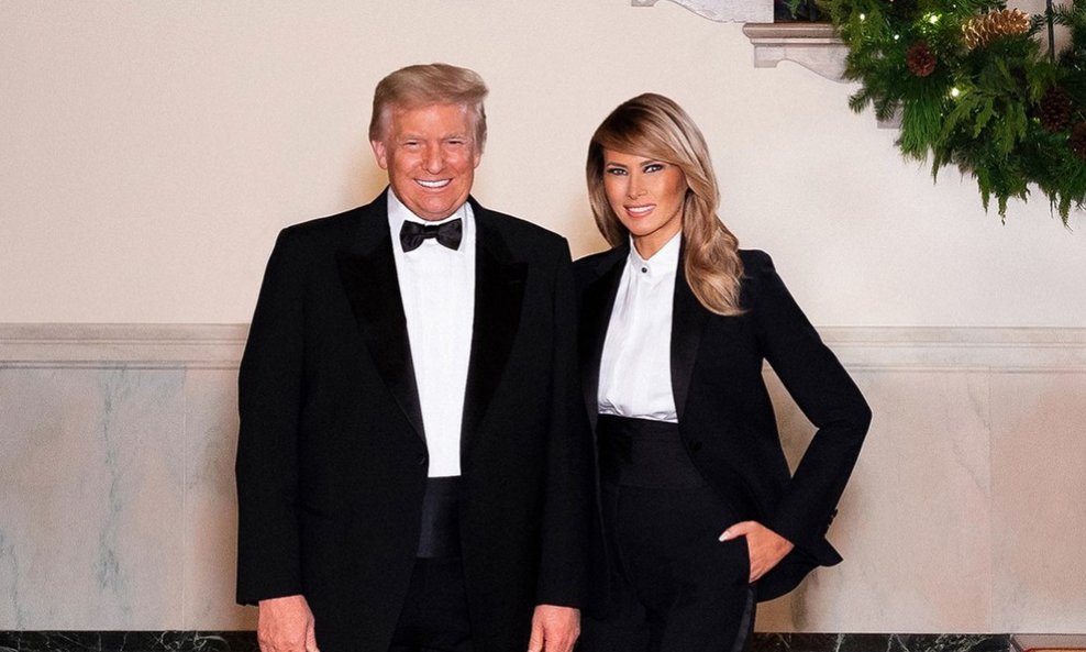 Melania Trump i Donald Trump 2020.