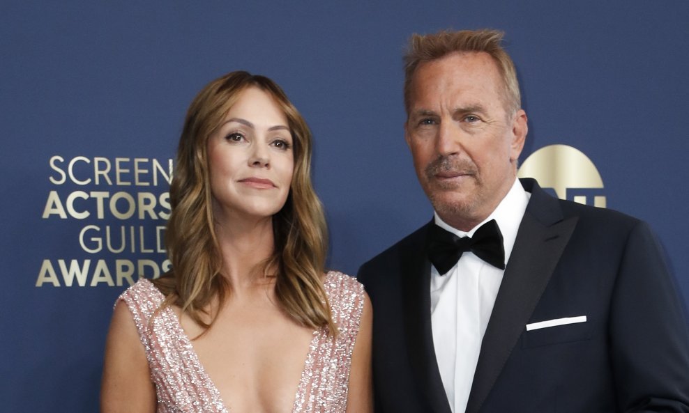 Christine Baumgartner i Kevin Costner