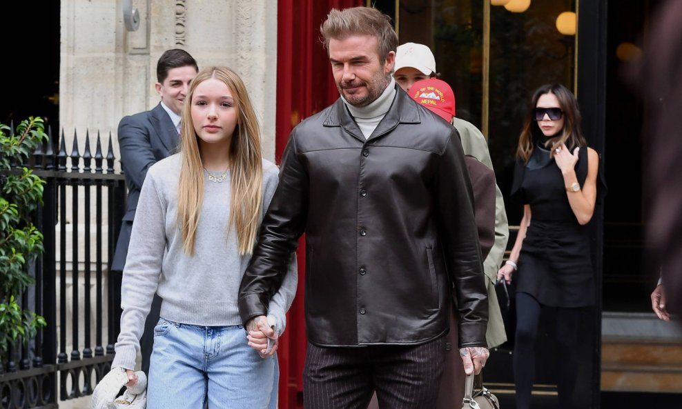 Harper Beckham i David Beckham