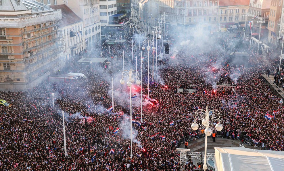 Doček u Zagrebu