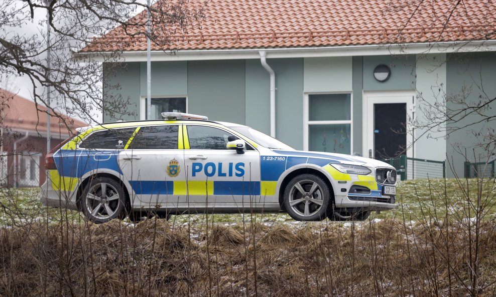 Švedska policija na mjestu očevida