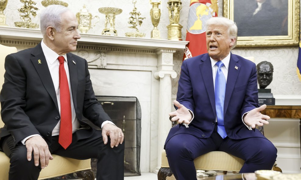 Donald Trump i Benjamin Netanyahu u Bijeloj kući