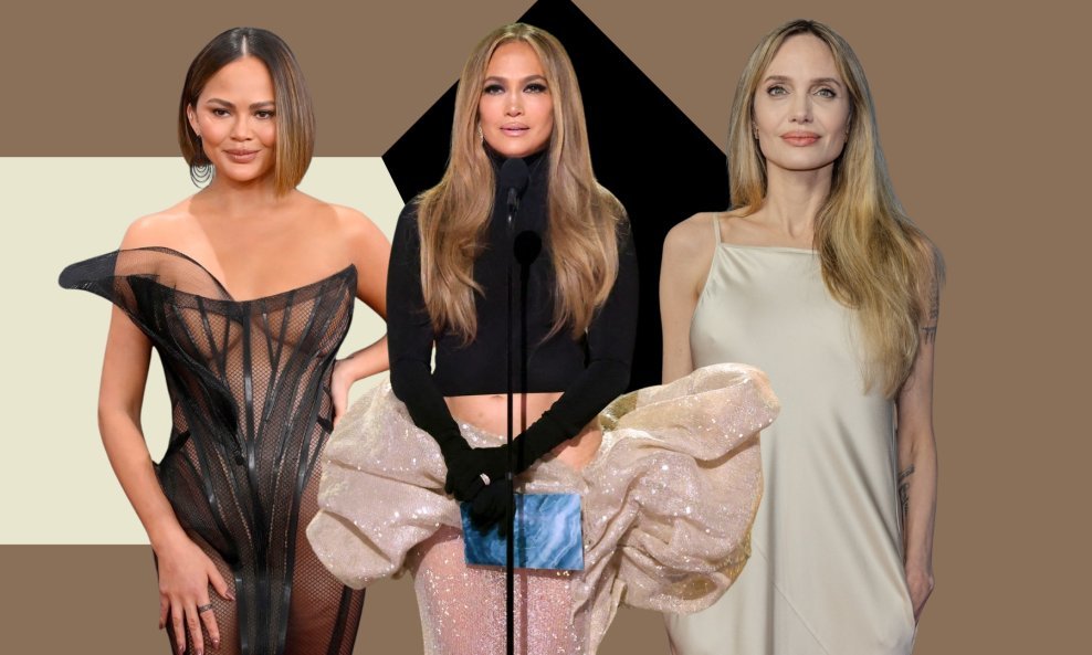 Chrissy Teigen, Jennifer Lopez, Angelina Jolie