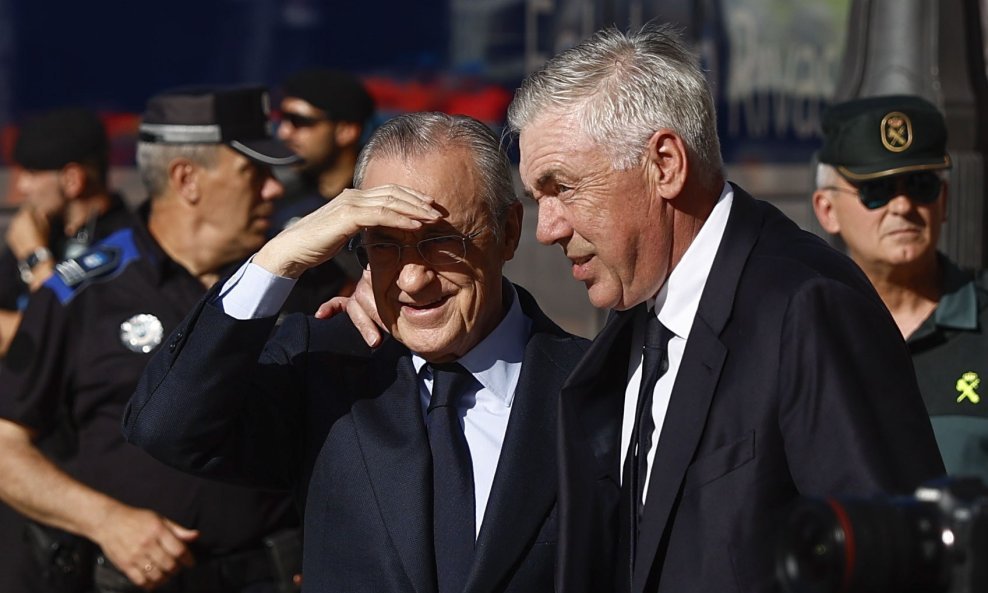 Florentino Perez i Carlo Ancelotti