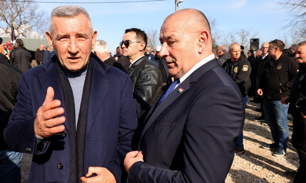 Ante Gotovina u Pridrazi s ministrom Tomom Medvedom