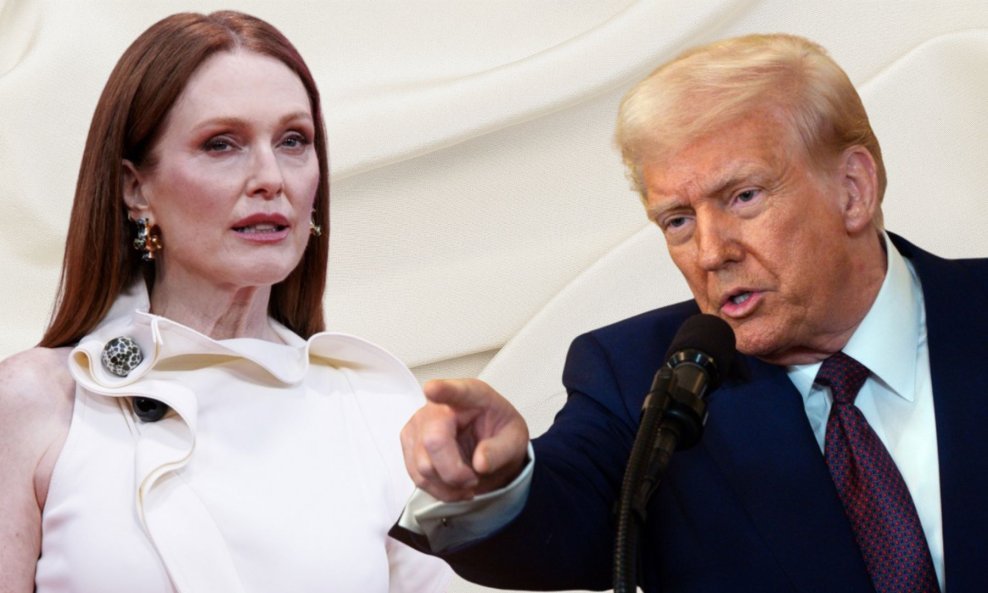 Julianne Moore i Donald Trump