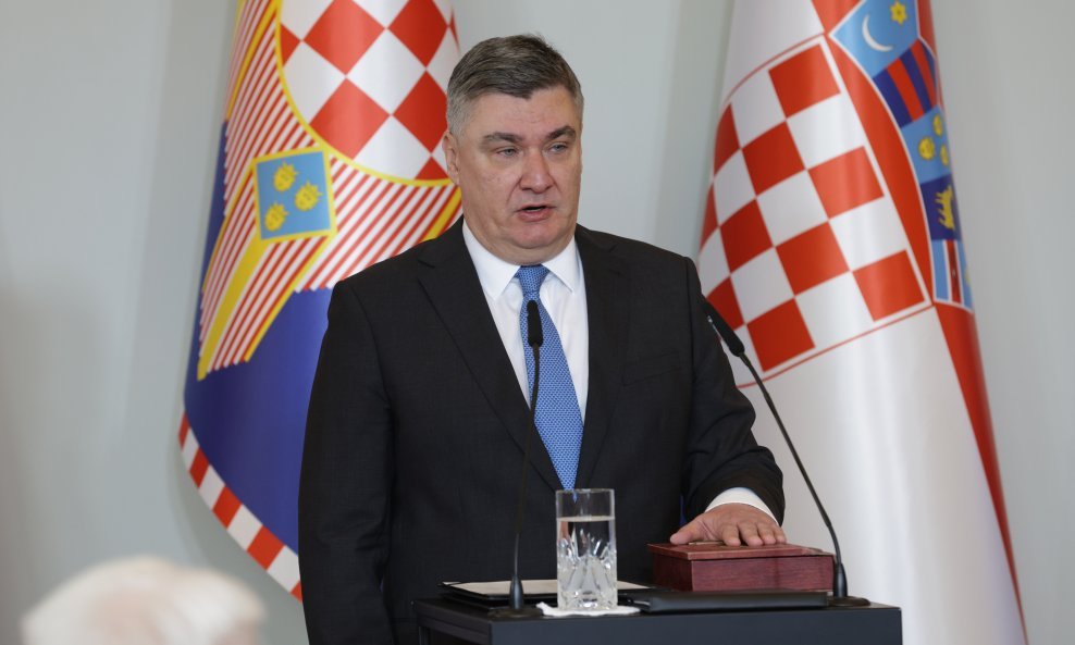 Zoran Milanović polaže prisegu 18. veljače 2025.