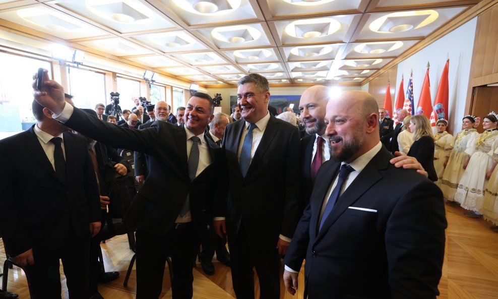 Gordan Maras na Milanovićevoj inauguraciji