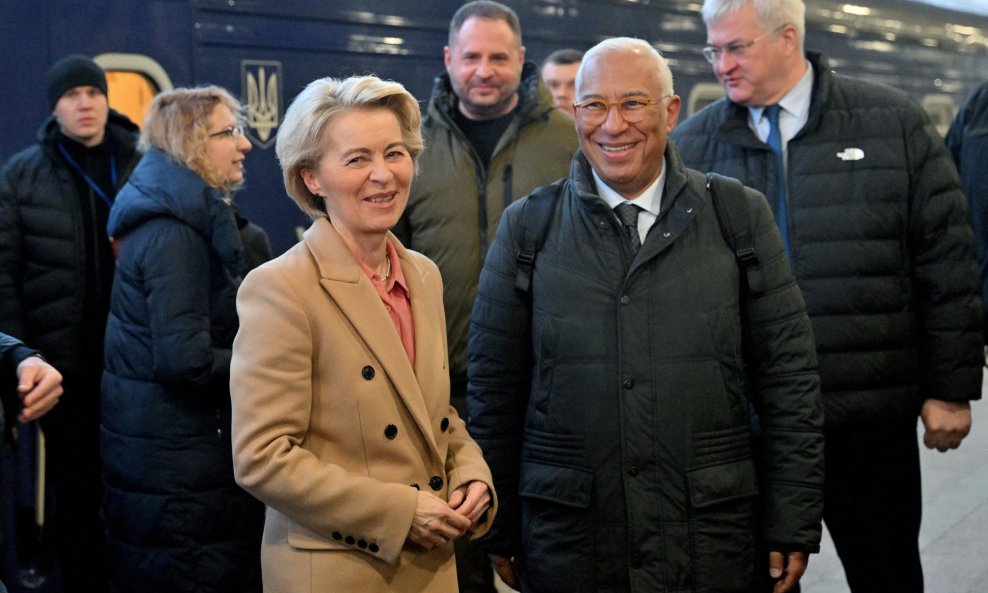 Ursula von der Leyen i Antonio Costa u Kijevu