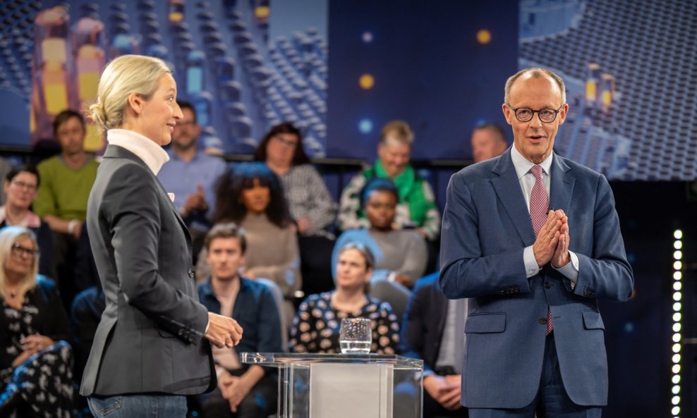 Alice Weidel i Friedrich Merz